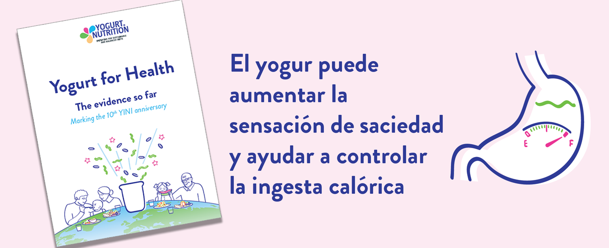 El yogur puede aumentar la sensación de saciedad y ayudar a controlar la ingesta calórica - YINI